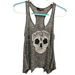 Almost Famous tank with skull
